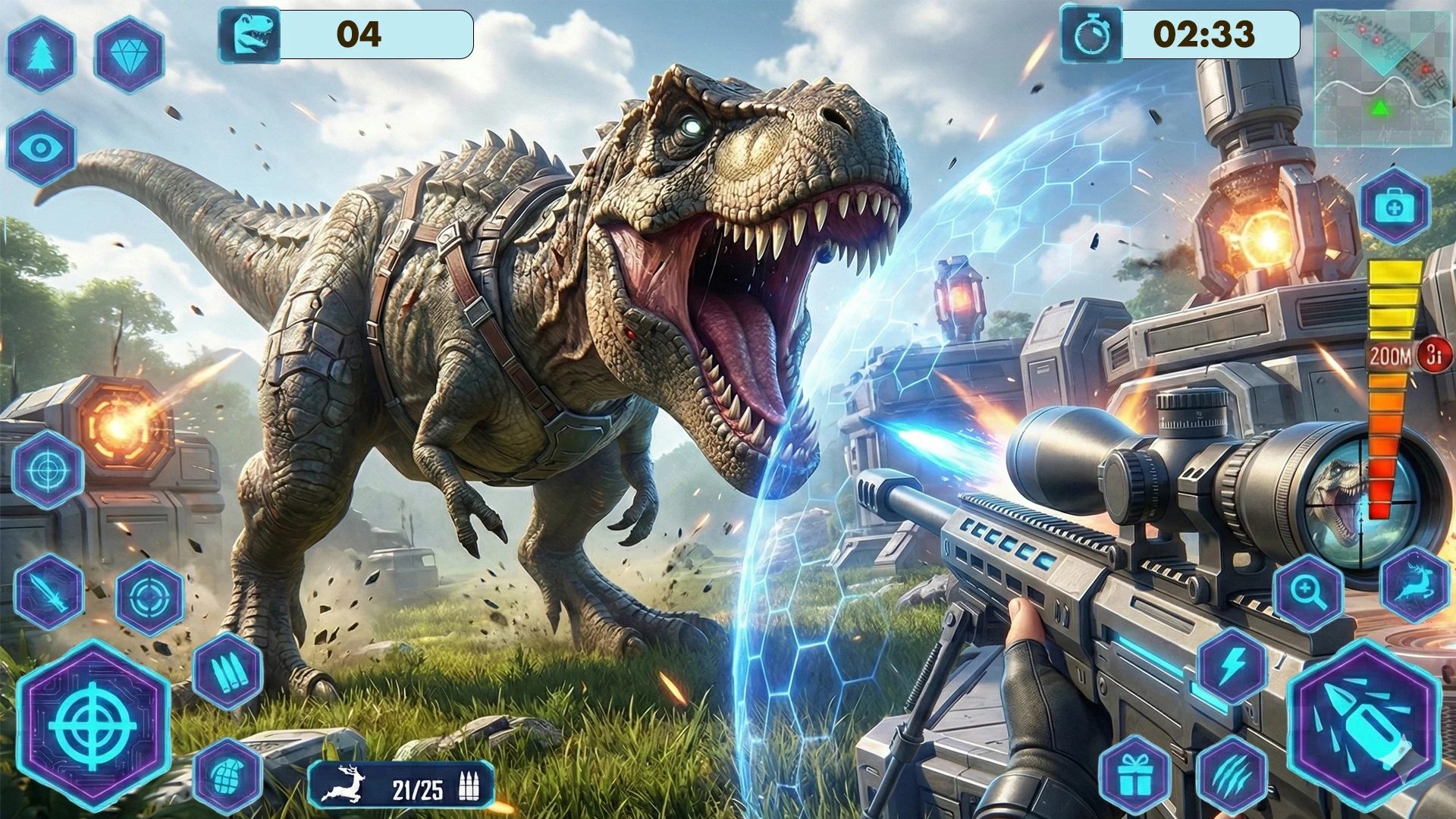 Dino Hunter Wild Shooting Game screenshot