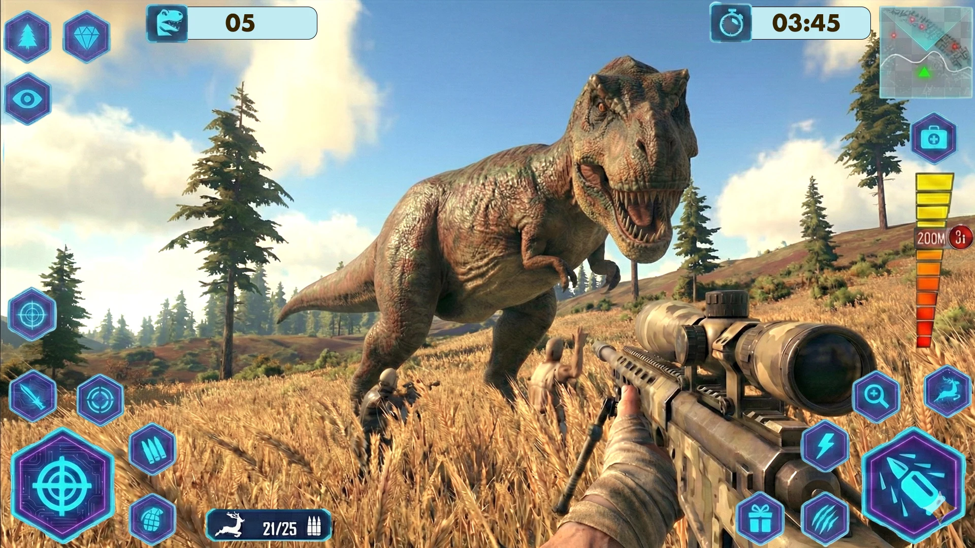 Dino Hunter Wild Shooting Game screenshot