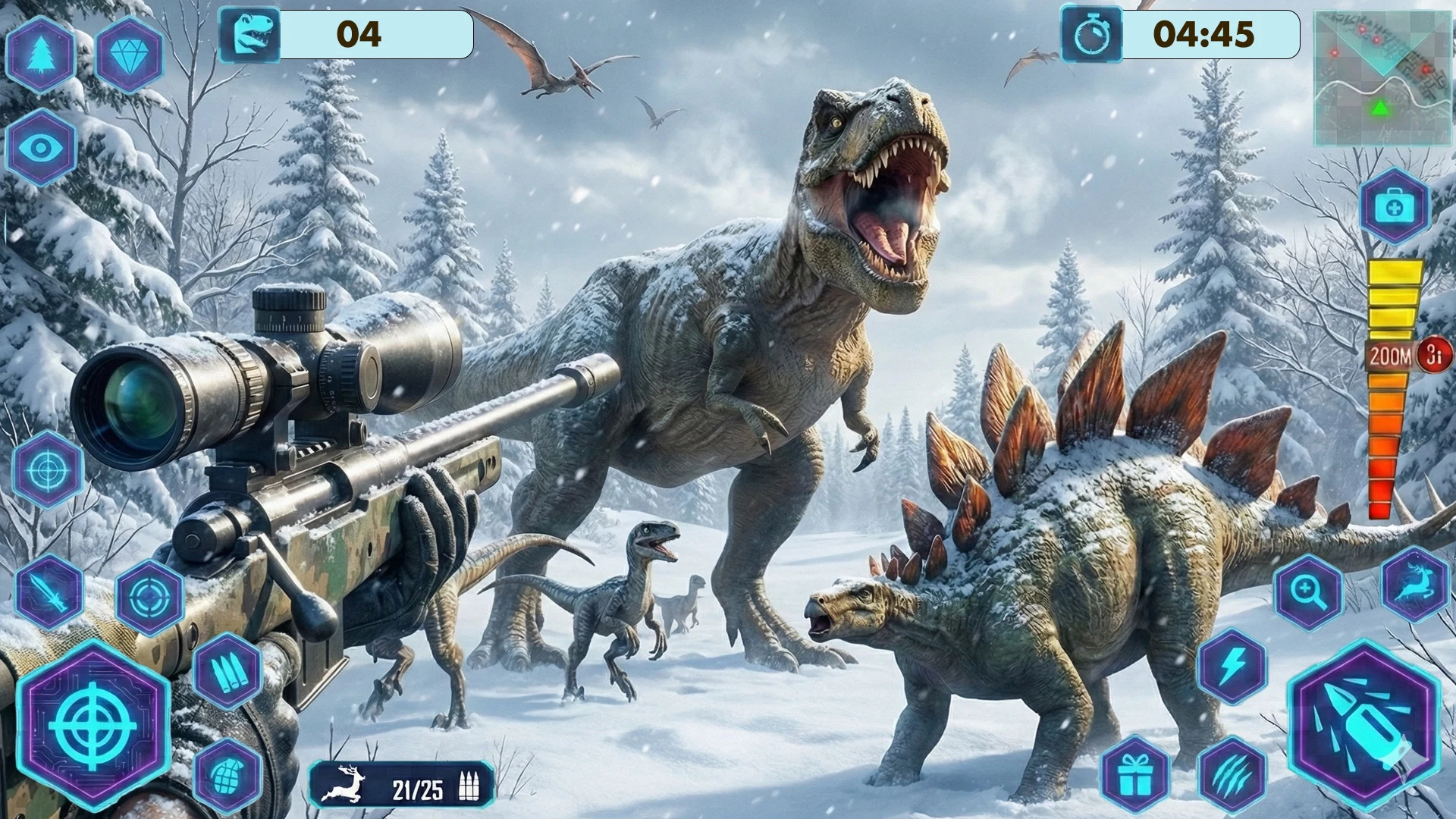 Dino Hunter Wild Shooting Game screenshot